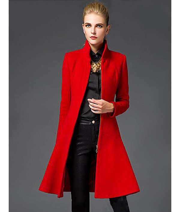 Women's Going out Sophisticated Coat,Sol...